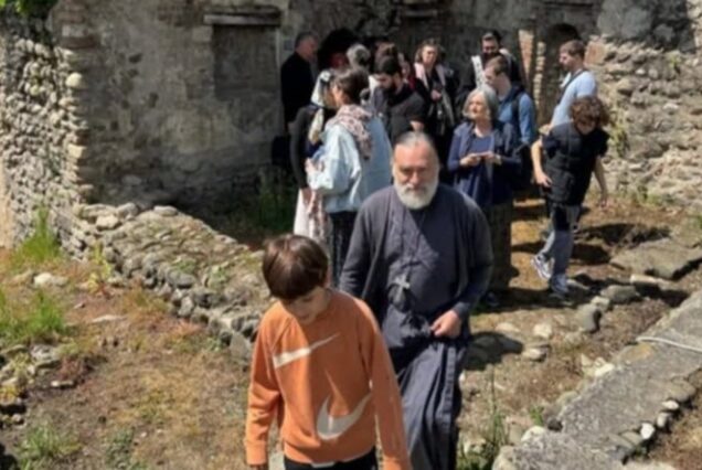 Pilgrims from France in Telavi